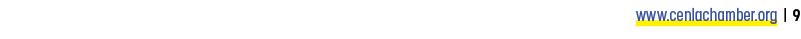 www.cenlachamber.org | 9
