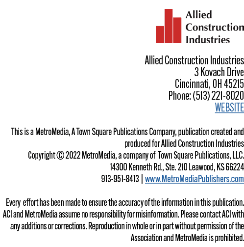 ￼ Allied Construction Industries 3 Kovach Drive Cincinnati, OH 45215 Phone: (513) 221 8020 WEBSITE This is a MetroMed...