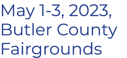 May 1 3, 2023, Butler County Fairgrounds