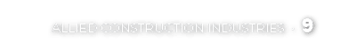 ALLIED CONSTRUCTION INDUSTRIES • 9