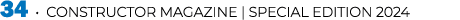 34 • CONSTRUCTOR MAGAZINE | SPECIAL EDITION 2024
