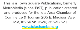 This is a Town Square Publications, formerly MetroMedia (since 1997), publication created and produced for the Iola A...