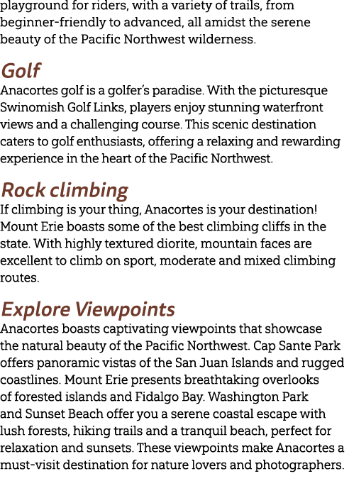 playground for riders, with a variety of trails, from beginner friendly to advanced, all amidst the serene beauty of ...