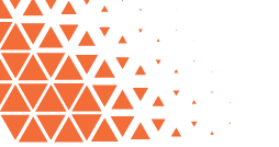 abstract triangle halftone pattern set