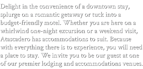 Delight in the convenience of a downtown stay, splurge on a romantic getaway or tuck into a budget friendly motel. Wh...