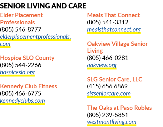 Senior Living and Care Elder Placement Professionals (805) 546 8777 elderplacementprofessionals.com Hospice SLO Count...