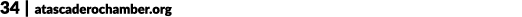 34 | atascaderochamber.org