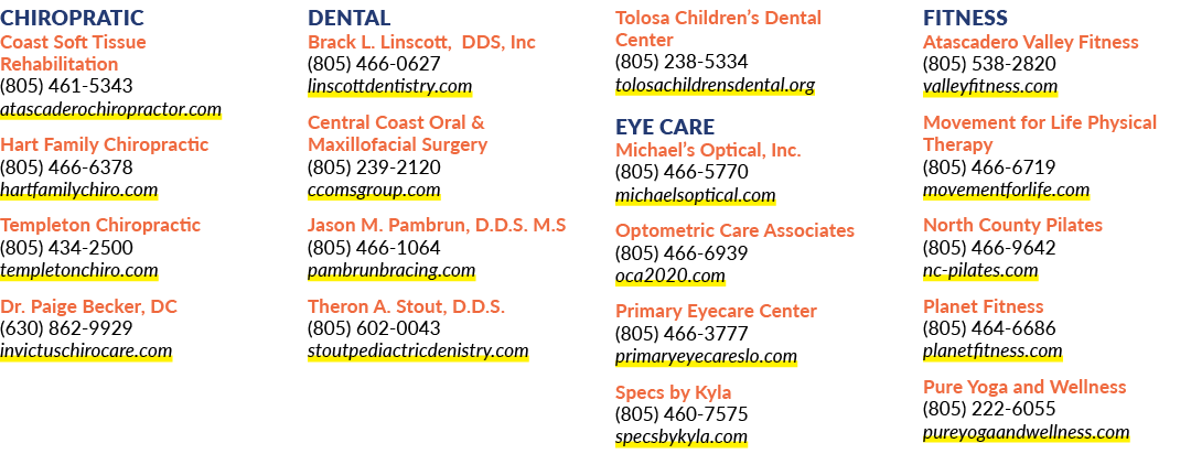 Chiropratic Coast Soft Tissue Rehabilitation (805) 461 5343 atascaderochiropractor.com Hart Family Chiropractic (805)...