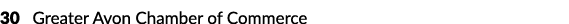 30 Greater Avon Chamber of Commerce