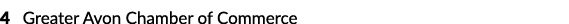 4 Greater Avon Chamber of Commerce