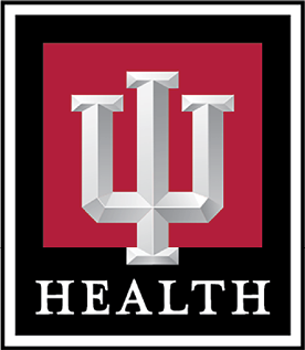 A logo for Indiana University Health. Description generated by AI