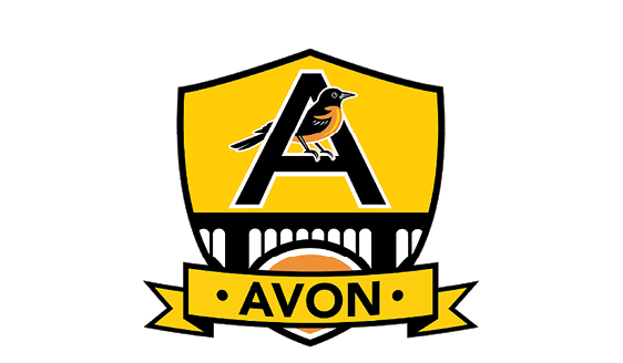 A yellow and black logo for Avon. Description generated by AI