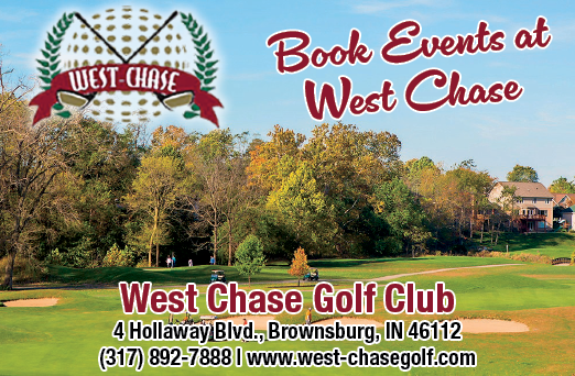 A golf club advertisement for West Chase Golf Club. Description generated by AI