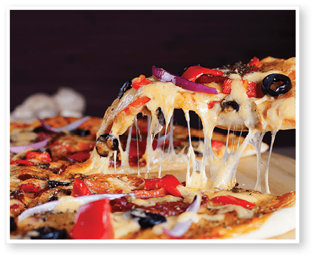 Slice of Delicious fresh Pepperoni Pizza.