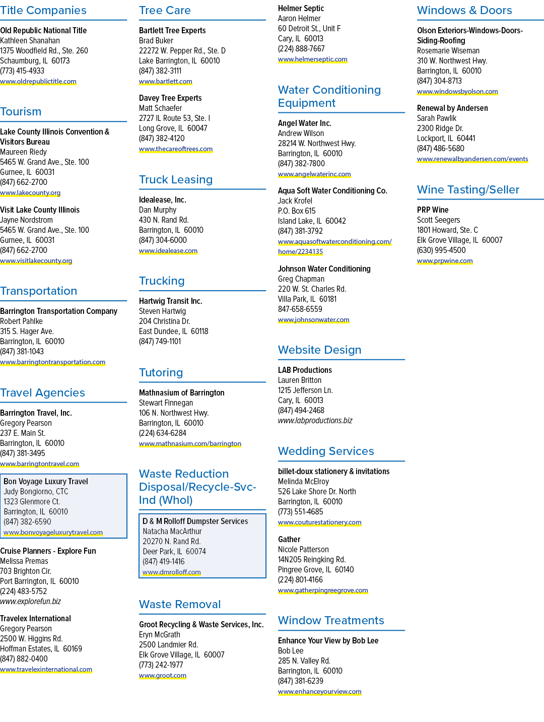 Title Companies Old Republic National Title Kathleen Shanahan 1375 Woodfield Rd., Ste. 260 Schaumburg, IL 60173 (773)...