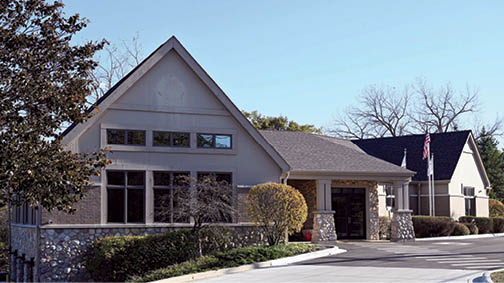 Exterior view of the Kildeer Village hall at 21911 Quentin Rd., for the Barrington Area Chamber of Commerce, Friday, Oct. 18, 2024 in Kildeer.