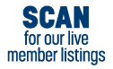 Scan for our live member listings