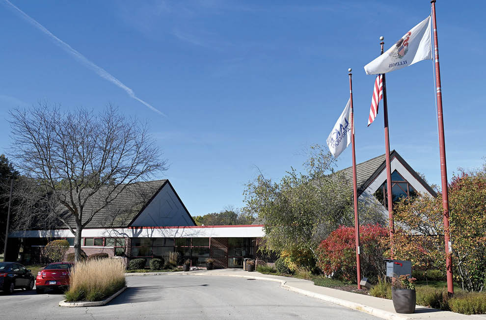 Exterior view of the Lake Barrington Village Hall at 23860 N. Old Barrington Rd., for the Barrington Area Chamber of Commerce, Wednesday, Oct. 16, 2024 in Lake Barrington.
