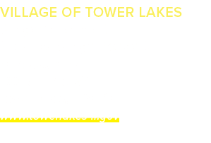 VILLAGE OF TOWER LAKES Village Government Andy Hay, Village President (847) 526‑0488 400 N. IL Rte. 59 Tower Lakes, I...