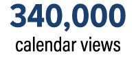340,000 calendar views