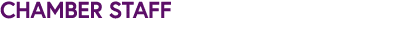 Chamber Staff 