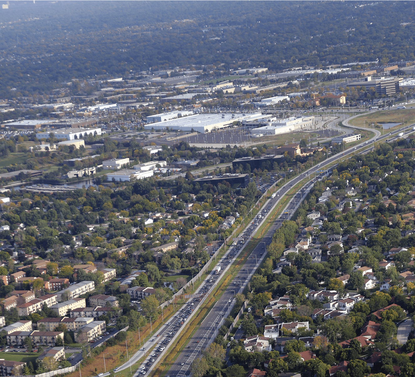 Steve Lundy/slundy@dailyherald.com Rt 53 looking South at Lake Cook Rd.  
