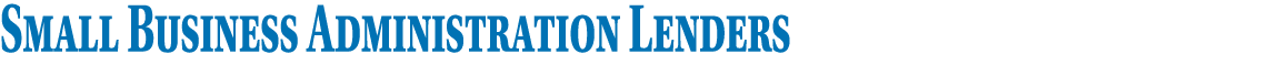 Small Business Administration Lenders