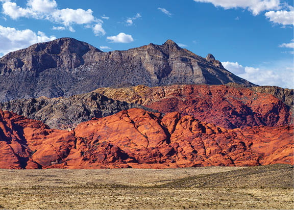 Rock formation at Red Rock Canyon National Conservation Area in Nevada
