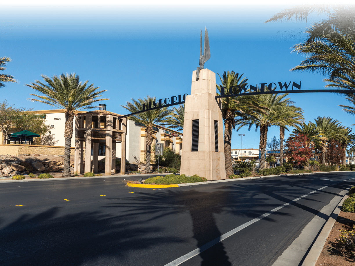 Boulder City, Nevada, USA - October 30th, 2022: Historical downtown sign