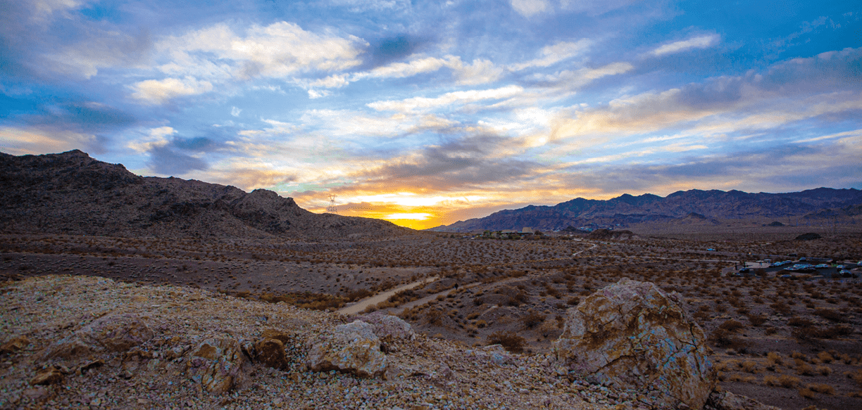 Hiking at the railroad trail in Boulder City, Nevada.