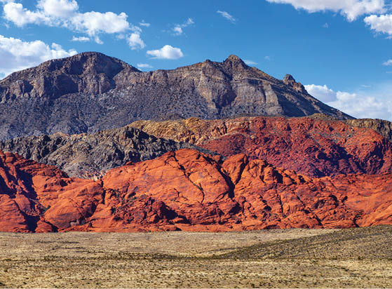 Rock formation at Red Rock Canyon National Conservation Area in Nevada