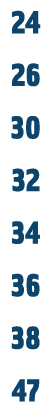24 26 30 32 34 36 38 47 