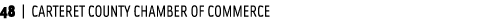 48 | CARTERET COUNTY CHAMBER OF COMMERCE