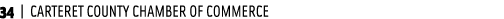 34 | CARTERET COUNTY CHAMBER OF COMMERCE