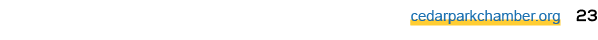 cedarparkchamber.org 23