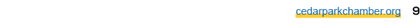 cedarparkchamber.org 9