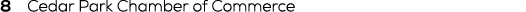 8 Cedar Park Chamber of Commerce