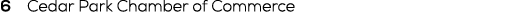 6 Cedar Park Chamber of Commerce
