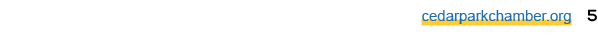 cedarparkchamber.org 5