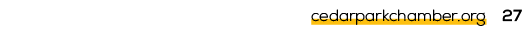 cedarparkchamber.org 27