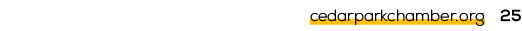 cedarparkchamber.org 25