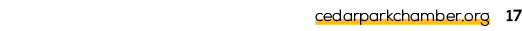 cedarparkchamber.org 17