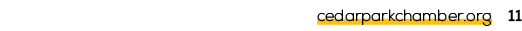 cedarparkchamber.org 11