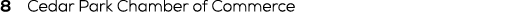 8 Cedar Park Chamber of Commerce