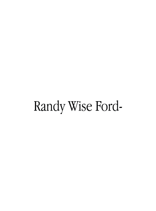 Randy Wise Ford 
