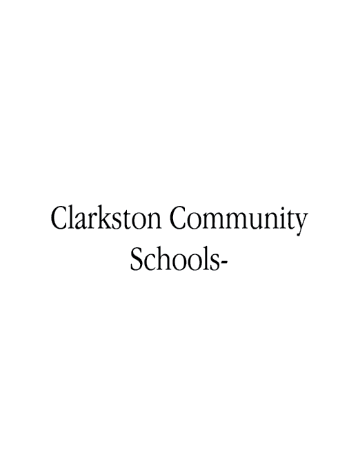 Clarkston Community Schools 