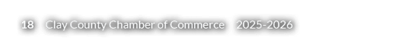 18 Clay County Chamber of Commerce 2025 2026