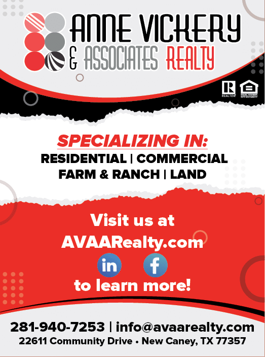A flyer advertises a real estate business, featuring a picture of a house and the name “Anne Vickery & Associates Realty." The flyer also includes a website address for the business. AI generated content