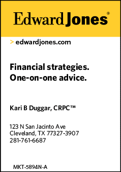 A business card for Edward Jones financial advisors. AI generated content