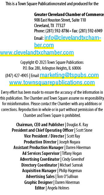 This is a Town Square Publicationcreated and produced for the Greater Cleveland Chamber of Commerce 908 East Houston ...